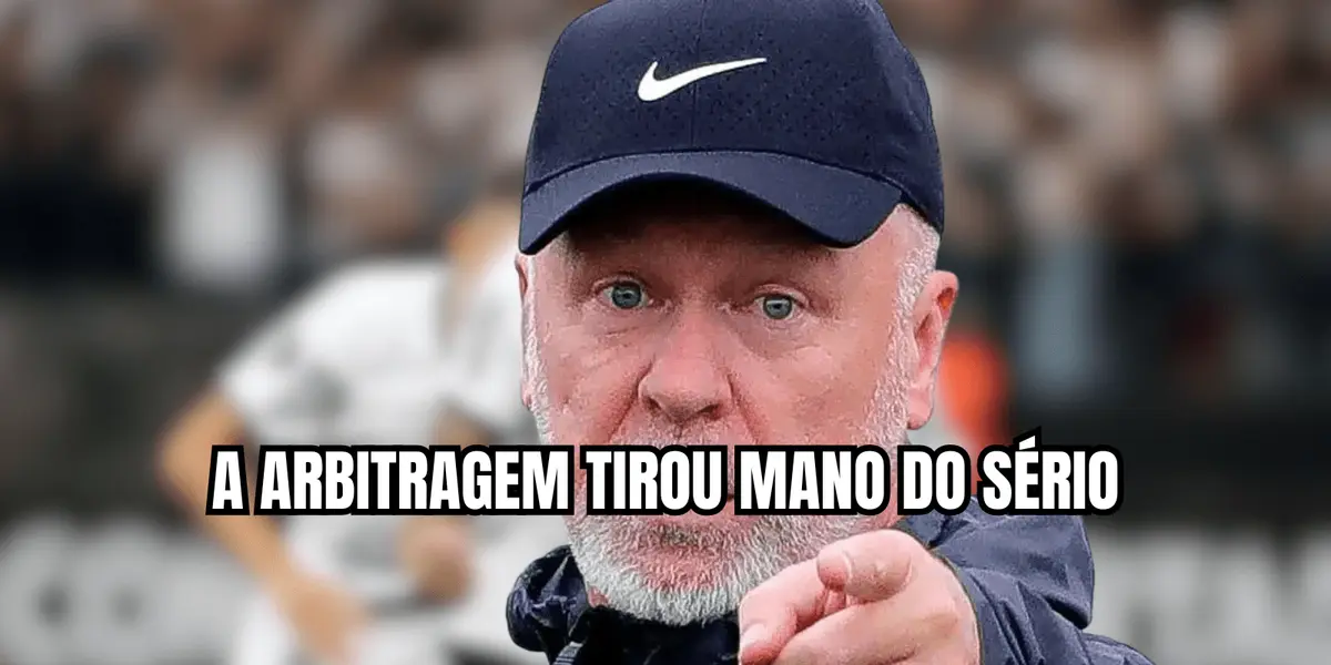 Mano Menezes ficou furioso com a arbitragem do clássico