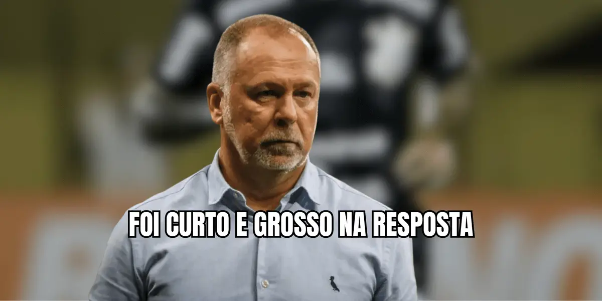 Mano Menezes foi firme em resposta e deu animo a torcida