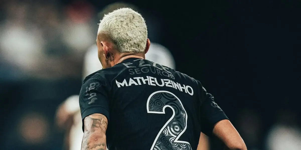 Matheuzinho, lateral-direita do Corinthians. Foto: Instagram