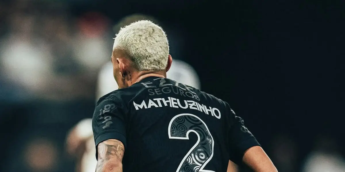 Matheuzinho, lateral direito do Corinthians. Foto: Instagram