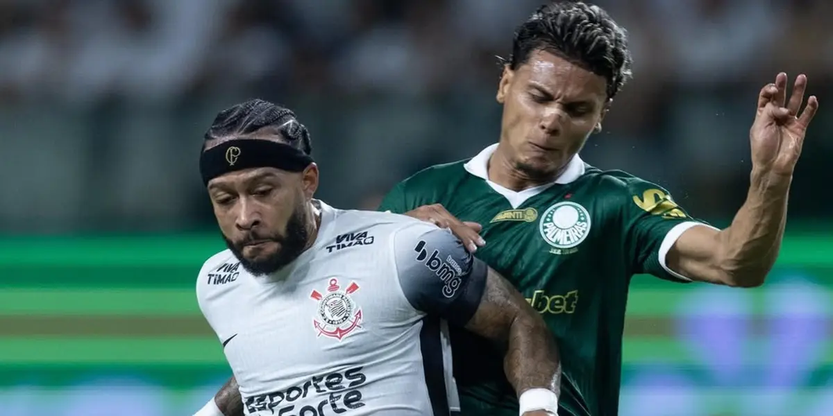 Memphis Depay, atacante do Corinthians, e Richard Rios, volante do Palmeiras. Foto: Instagram