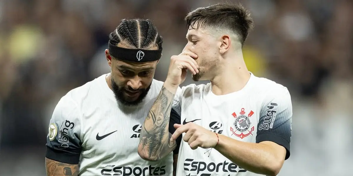 Memphis Depay, atacante do Corinthians, e Rodrigo Garro, meio-campista do Corinthians. Foto: Instagram