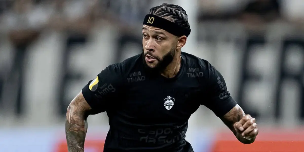 Memphis Depay, atacante do Corinthians. .Foto
