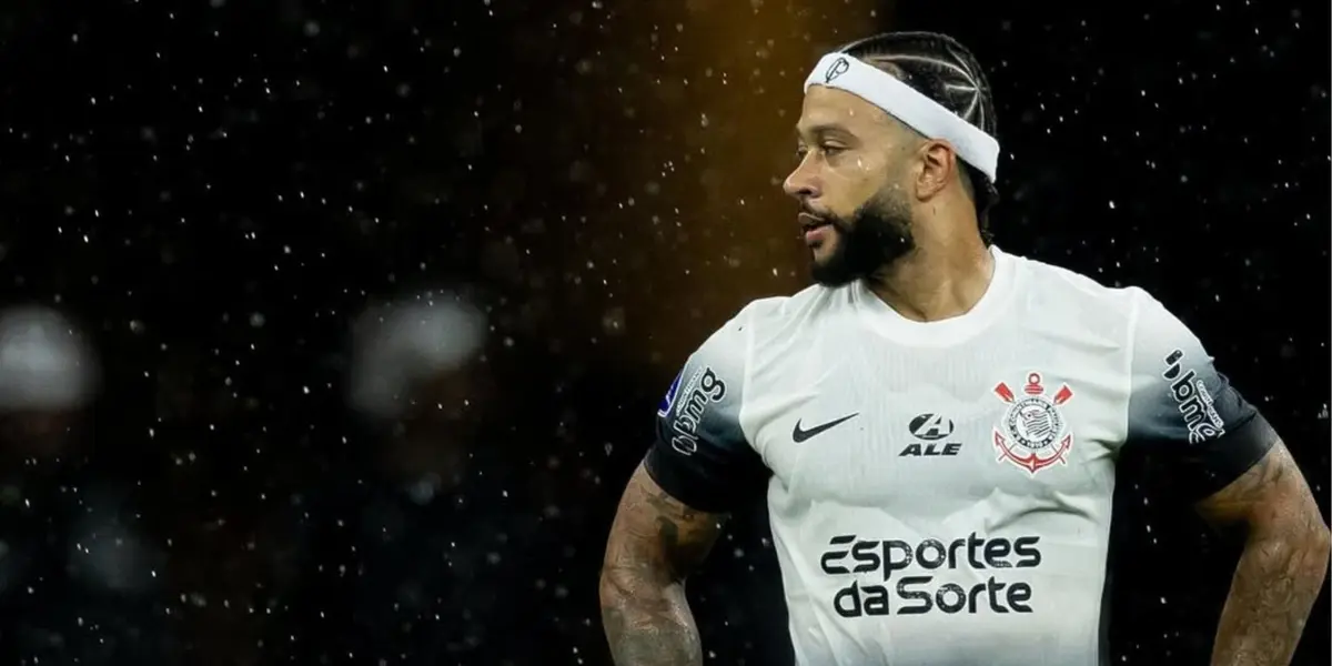 Memphis Depay atuando pelo Corinthians. Foto: Instagram