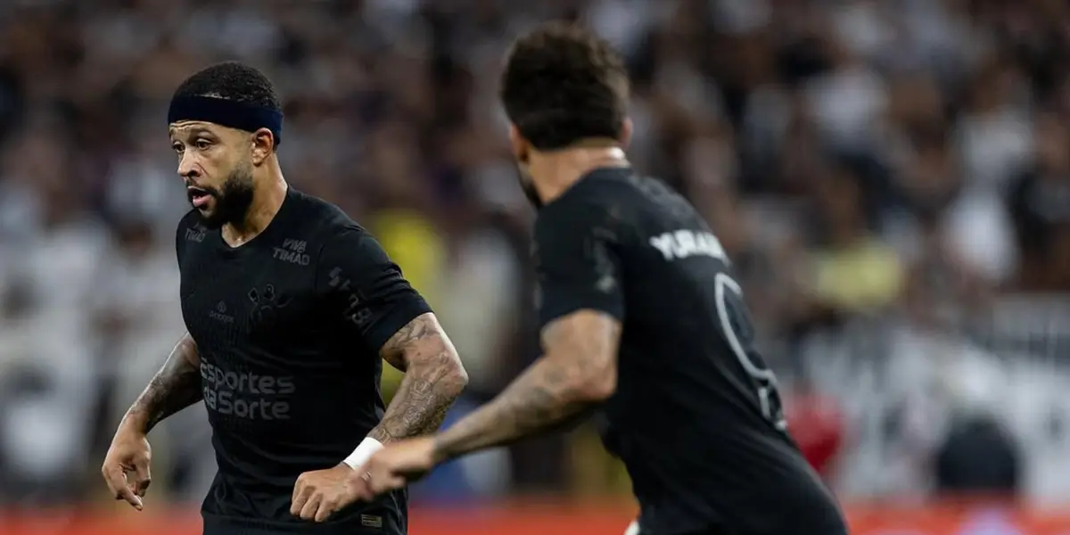 Memphis Depay e Yuri Alberto, atacantes do Corinthians. Foto: Instagram