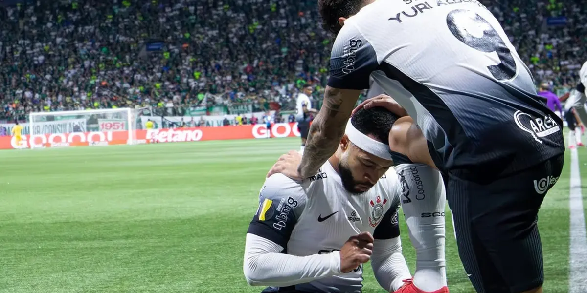 Memphis Depay e Yuri Alberto, atacantes do Corinthians. Foto: Instagram