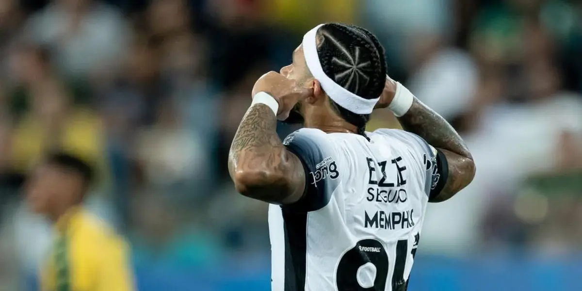 Memphis Depay jogando pelo Corinthians. Foto: Instagram