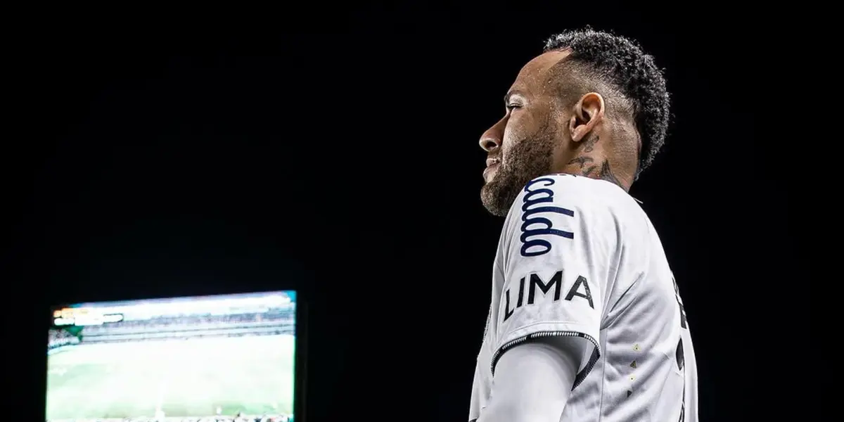 Neymar, atacante do Santos. Foto: Instagram