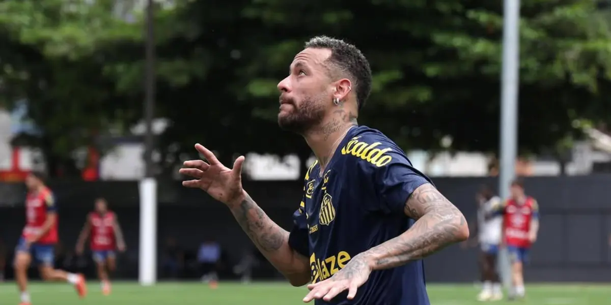 Neymar, atacante do Santos. Foto: Instagram