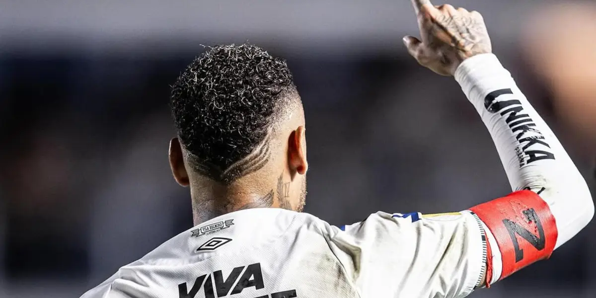 Neymar, atacante do Santos. Foto: Instagram