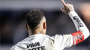 Neymar, atacante do Santos. Foto: Instagram