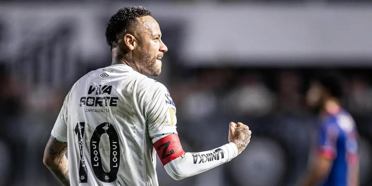 Neymar, atacante do Santos. Foto: Instagram
