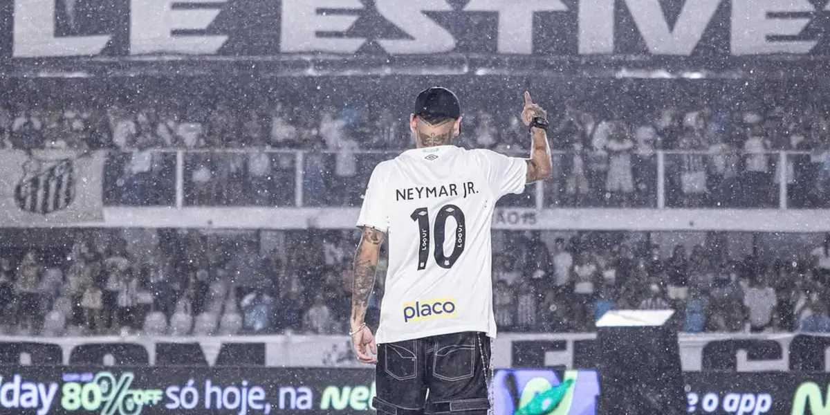Neymar Jr, atacante do Santos. Foto: Instagram