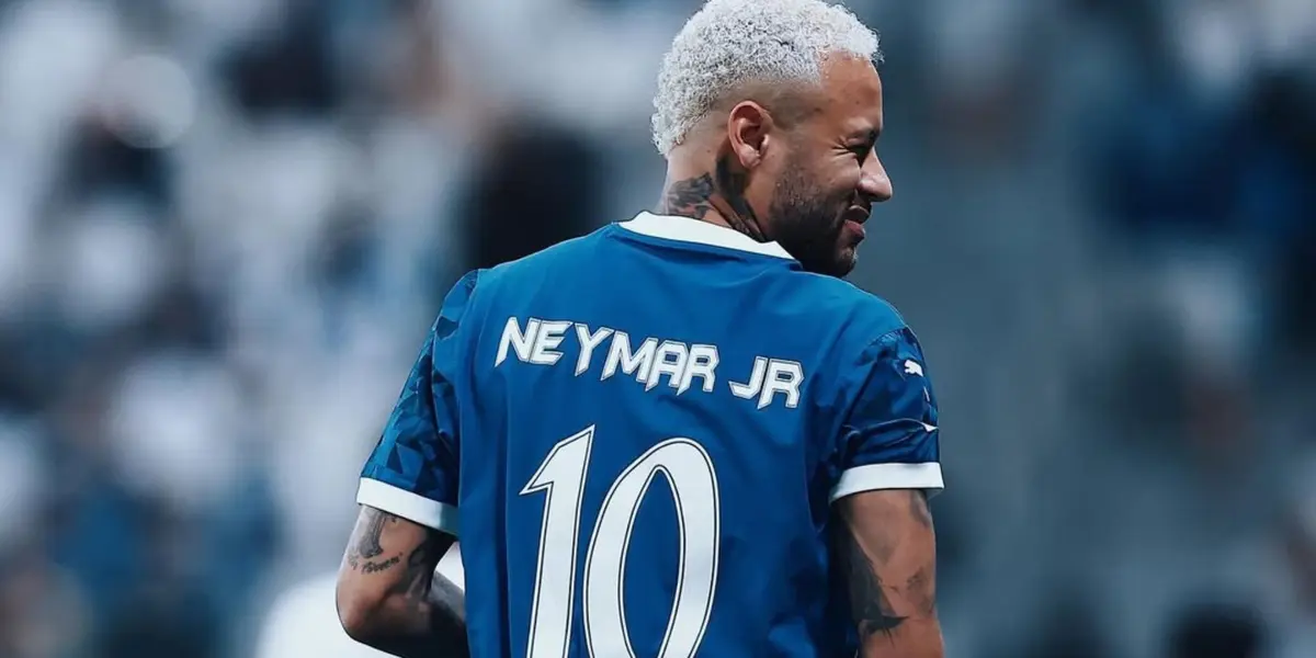 Neymar Jr. em partida pelo Al-Hilal. Foto: Instagram