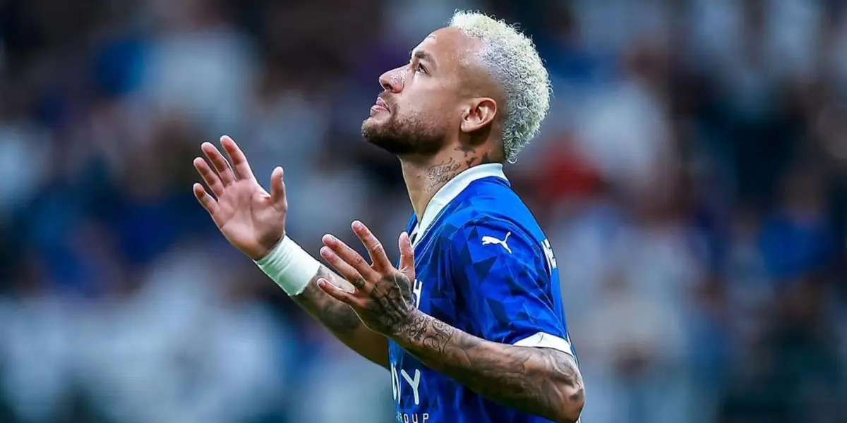 Neymar Jr. em partida pelo Al-Hilal. Foto: Instagram