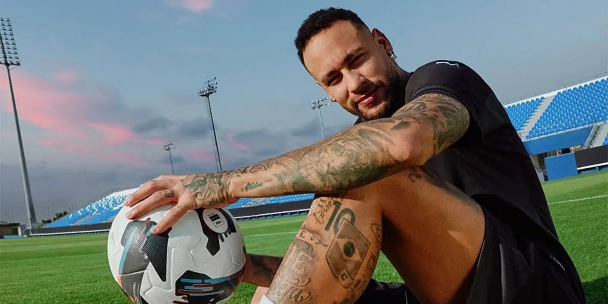 Neymar Jr em publicidade para Puma. Foto: Instagram