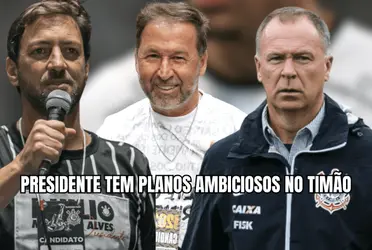 Novo presidente tem projeto ambicioso para o estádio do Corinthians