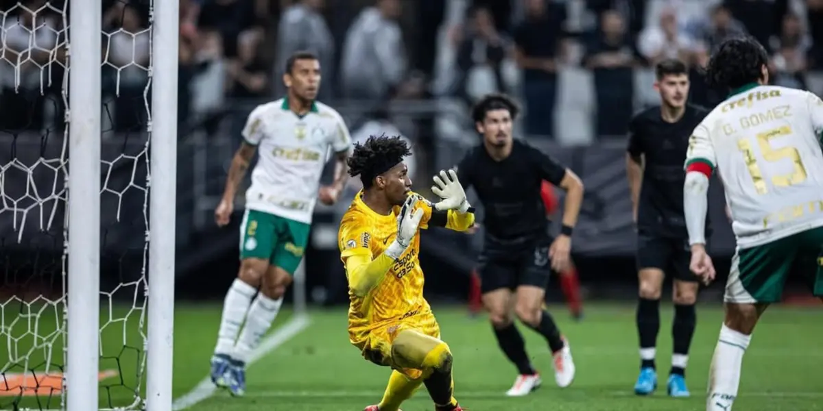 Partida entre Corinthians e Palmeiras. Foto: Instagram