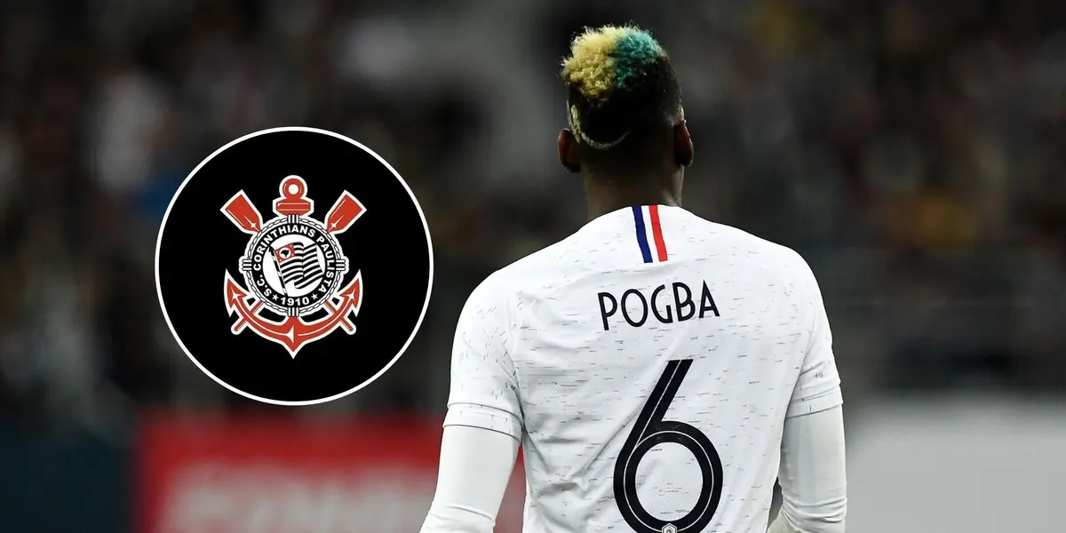 Paul Pogba em partida pela Seleção da França