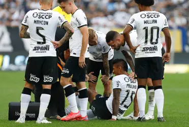 Paulinho no momento de sua última lesão