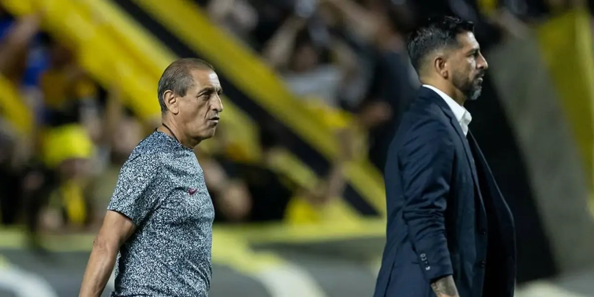 Ramón Díaz, técnico do Corinthians, e Emiliano Díaz, auxiliar técnico do Corinthians. Foto: Instagram