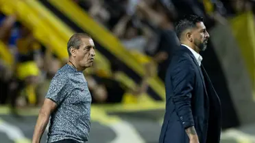 Ramón Díaz, técnico do Corinthians, e Emiliano Díaz, auxiliar técnico do Corinthians. Foto: Instagram