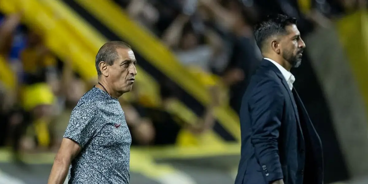 Ramón Díaz, técnico do Corinthians, e Emiliano Díaz, auxiliar técnico do Corinthians. Foto: Instagram