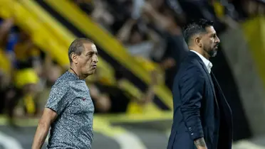 Ramón Díaz, técnico do Corinthians, e Emiliano Díaz, auxiliar técnico do Corinthians. Foto: Instagram