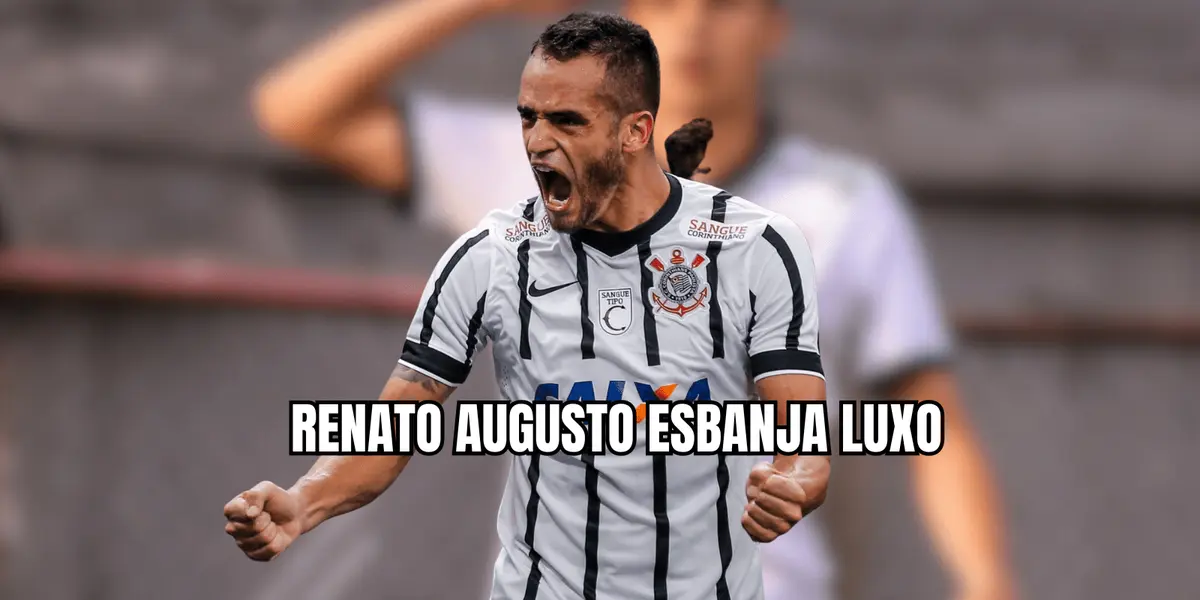 Renato Augusto tambem ostenta quando o assunto é sobre carros