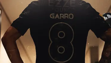 Rodrigo Garro com a camisa 8. Foto: Instagram