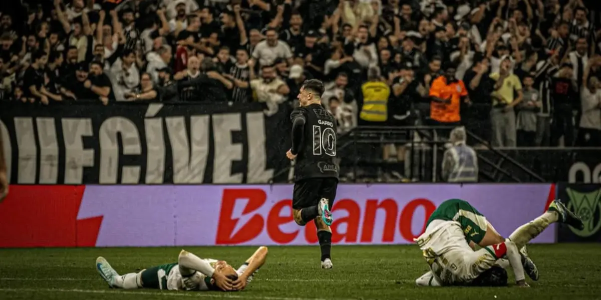 Rodrigo Garro comemorando um gol no Dérbi. Foto: Instagram