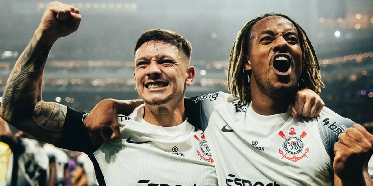 Rodrigo Garro e André Carrillo, meio-campistas do Corinthians. Foto: Instagram