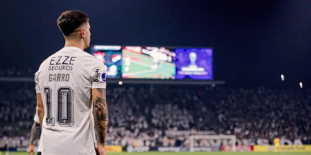 Rodrigo Garro em partida no Neo Química Arena. Foto: Instagram