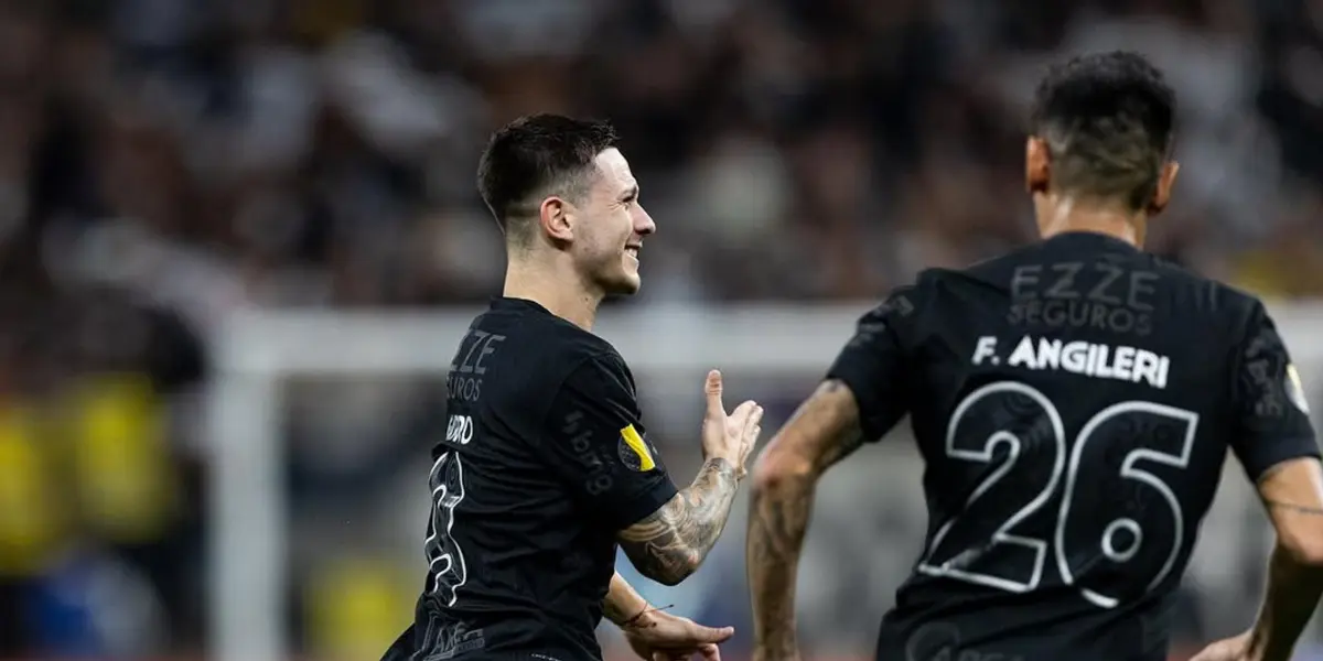 Rodrigo Garro, meio-campista do Corinthians, e Fabrizio Angileri, lateral-esquerdo do Corinthians. Foto: Instagram