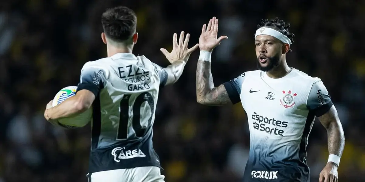 Rodrigo Garro, meio-campista do Corinthians, e Memphis Depay, atacante do Corinthians. Foto: Instagram