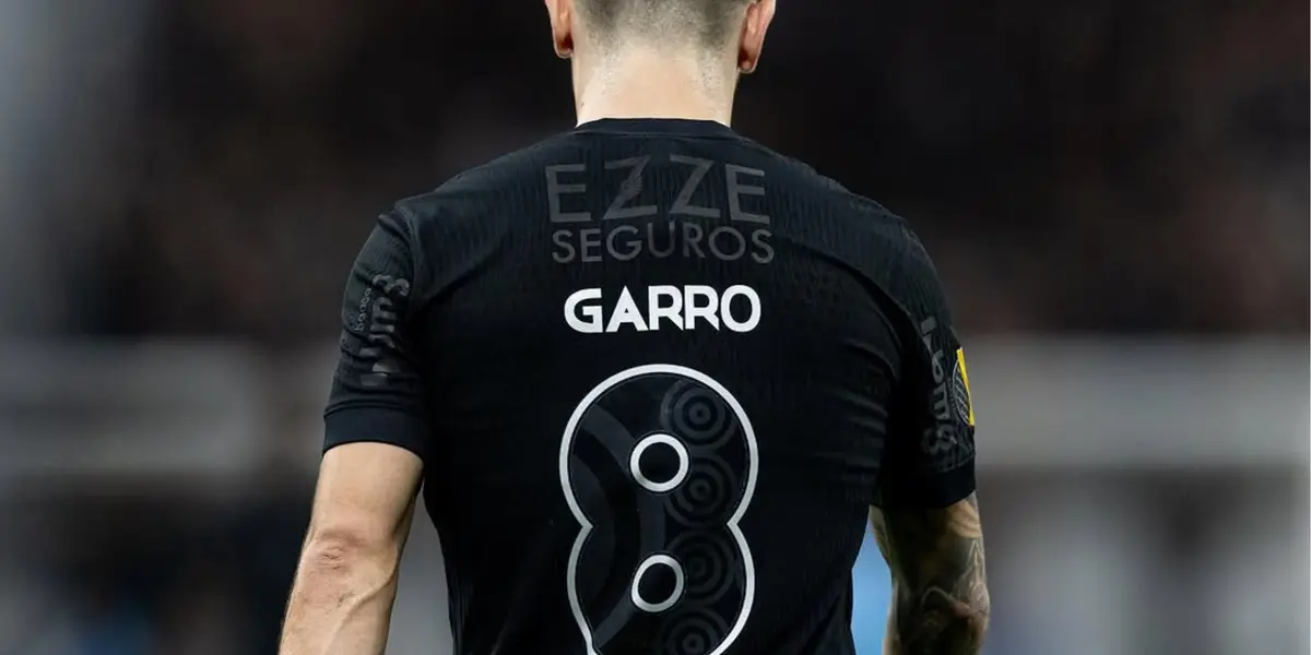 Rodrigo Garro, meio-campista do Corinthians. Foto: Instagram