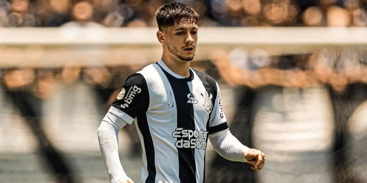 Rorigo Garro, meio-campista do Corinthians. Foto: Instagram