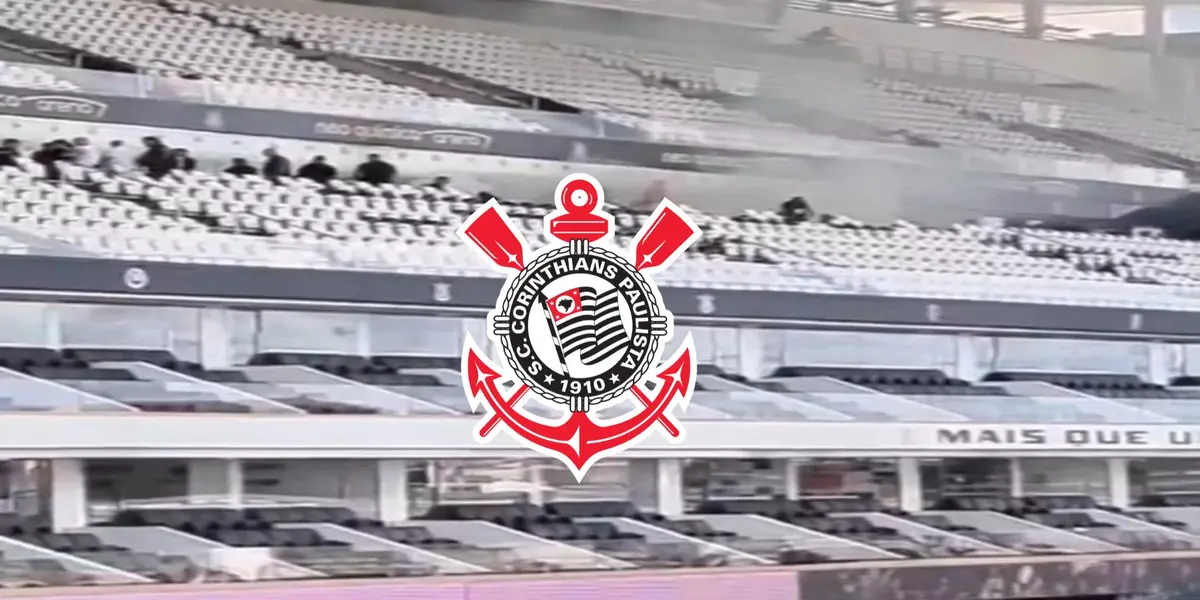 Vídeo! Incêndio destrói parte da Neo Química Arena e Corinthians entra em pânico