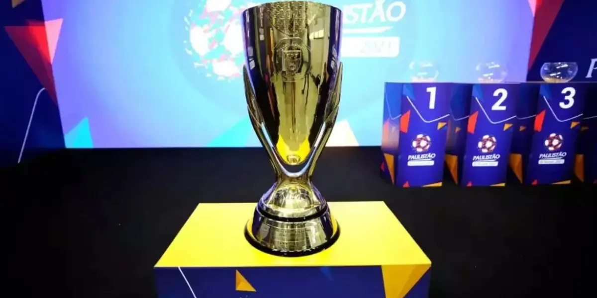 Taça do Campeonato Paulista. Foto: Instagram