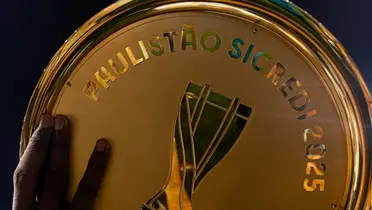 Taça do Campeonato Paulistão. Foto: Instagram