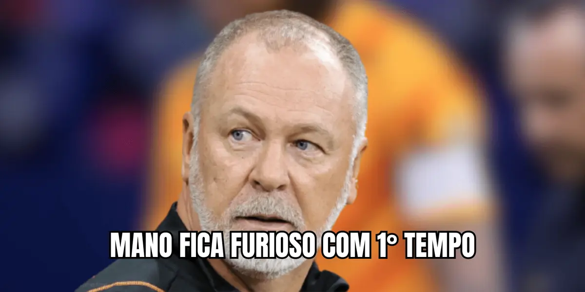 Técnico ficou revoltado com o desempenho do time