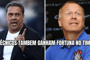 Técnicos também tem salários milionários no Corinthians