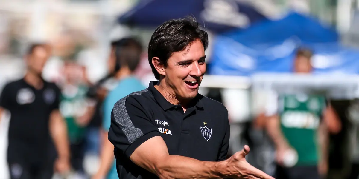 Thiago Larghi elogiou bastante o treinador Fernando Lázaro