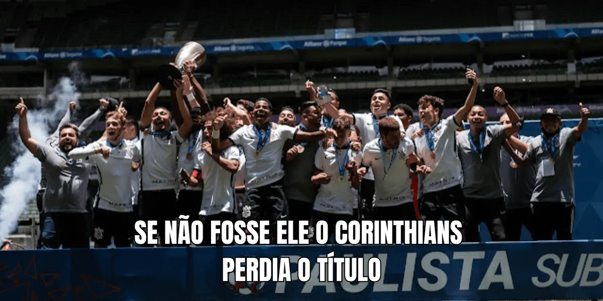 Timão foi campeão paulista sub-17 em cima do rival São Paulo