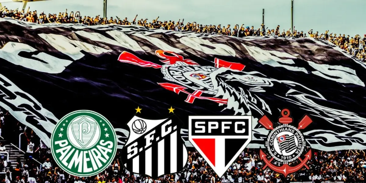 Timão, seus rivais e Gaviões ao fundo