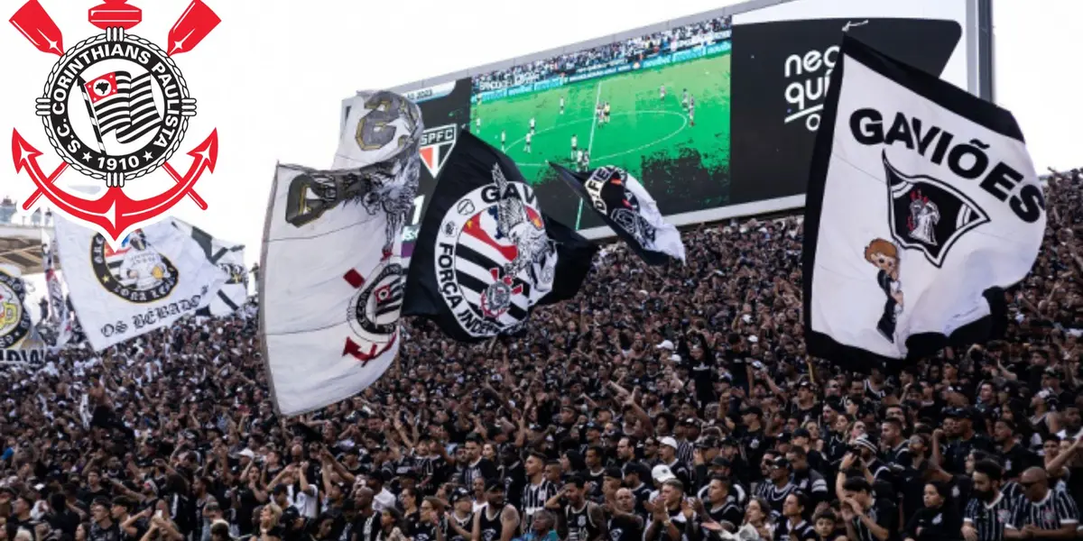 Torcida do Corinthians em festa