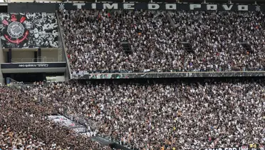 Torcida do Corinthians na Neo Química Arena. Foto: Instagram