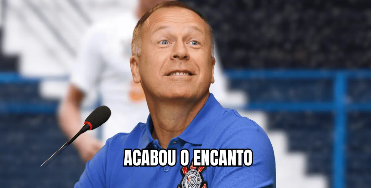 Treinador sofreu a primeira derrota no comando do Corinthians