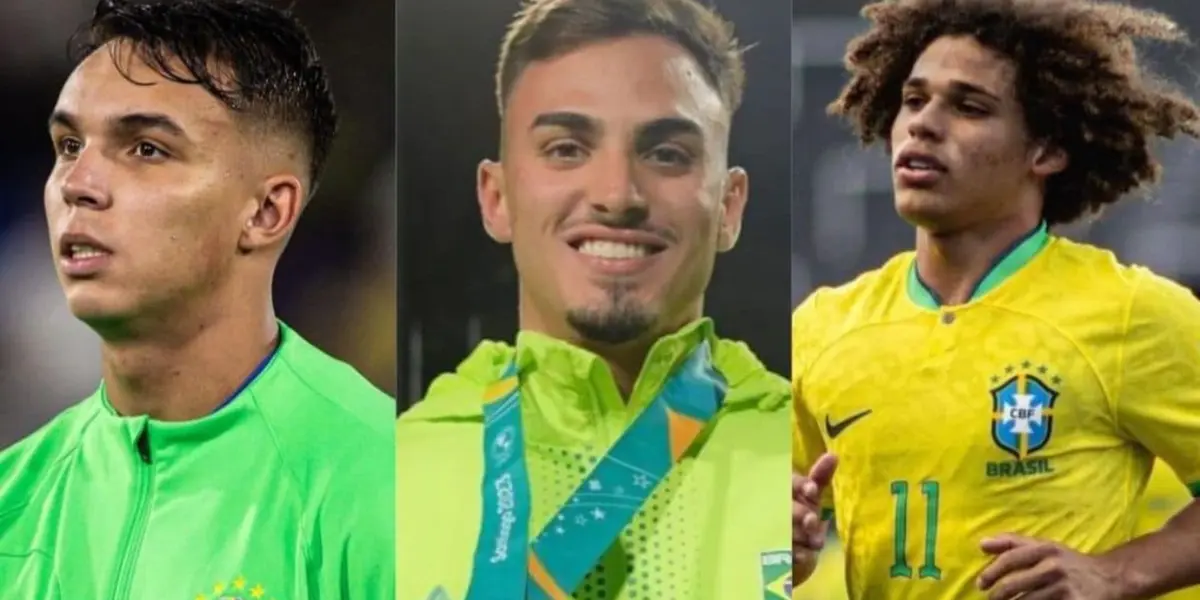Trio que participou da elimiação da Seleção Brasileira das Olímpiadas de 2024