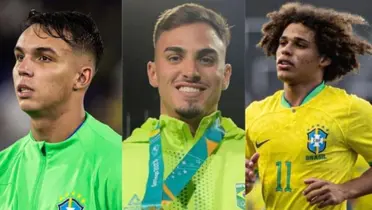 Trio que participou da elimiação da Seleção Brasileira das Olímpiadas de 2024